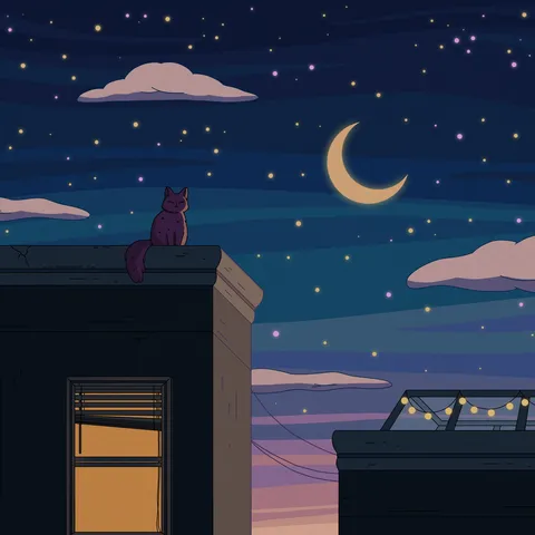 Album cover of City Nights by Purrple Cat